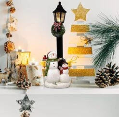 Led Light Up Christmas Lanterns Table Top Centerpiece Decorations Street Light Pillar Pole With Snowmen & Wreath Lighted Holiday Decor For Indoor Fireplace Mantle Desk Shelf Kitchen Living Room Home 12 Led Light Up Christmas Lanterns Table Top Centerpiece Decorations Street Light Pillar Pole With Snowmen & Wreath Lighted Holiday Decor For Indoor Fireplace Mantle Desk Shelf Kitchen Living Room Home -National Tree Company Sale Shop 51AvXVYXGyL