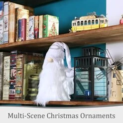 White And Silver Angel Treetop 23 Inch Tree Topper Gnome Angel And 24 Pcs 4.72 X 4.6 Inch Angel Feather Ornament Christmas Tree Ornament Mantel Table Decorations For Xmas Winter Holiday Memorial Decor 11 White And Silver Angel Treetop 23 Inch Tree Topper Gnome Angel And 24 Pcs 4.72 X 4.6 Inch Angel Feather Ornament Christmas Tree Ornament Mantel Table Decorations For Xmas Winter Holiday Memorial Decor -National Tree Company Sale Shop 51BsQfv5IXL