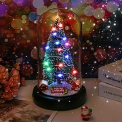 Rotating For Xmas Christmas Tree Gifts For Her Birthday Gifts For Xmas Mom Gift For Christmas,Xmas Tree Light Up Christmas Tree In A Glass Dome,Women Gifts For Christmas,Xmas Present -National Tree Company Sale Shop 51CEyBEwNwL