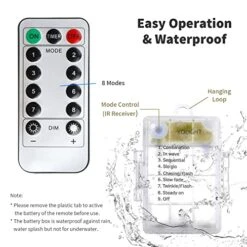 YOLIGHT Bohemia String Lights Battery Operated Acrylic Crystal Fairy Lights, 10ft 30 LED Pastel Jewels Light Garland With Remote Timer For Bedroom Wedding Party Christmas Fireplace Easter Decoration -National Tree Company Sale Shop 51Dj6eXwVUL