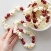 Popcorn And Cranberry Garland For Christmas Tree By Factory Direct Craft - This Old Fashion Real Look Plastic Faux Popcorn Holiday Garland With Plastic Beads Can Be Used Year After Year -National Tree Company Sale Shop 51DrUQ6xCSL