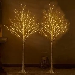 Fudios Lighted Birch Trees 4FT 200 LED Fairy Lights, Lit Artificial Twig Tree With Colorful And Warm White Lights Plug In For Home Christmas Wedding Party Decor Indoor Outdoor 21 Fudios Lighted Birch Trees 4FT 200 LED Fairy Lights, Lit Artificial Twig Tree With Colorful And Warm White Lights Plug In For Home Christmas Wedding Party Decor Indoor Outdoor -National Tree Company Sale Shop 51E3aftlEuL. AC 1