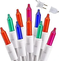 Brizled Clear Christmas Lights, 300 Count 69.6ft Incandescent White Lights String, Connectable 120V UL Certified Indoor/Outdoor White Light On White Wire For Room, Birthday, Wedding, Party, Warm White -National Tree Company Sale Shop 51E9J7j0mL. AC