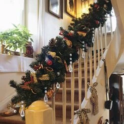 Christmas Crystal Decorations, 38PCS Christmas Tree Decor Ball Ornaments Set Hanging Acrylic Chandelier Beads For Xmas Garland Wedding Halloween Party Sun Catcher Rainbow Maker With Linen Bag -National Tree Company Sale Shop 51FF2vrKeFL