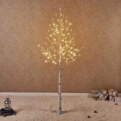 Fudios Lighted Birch Trees 6FT 96LED, Pre Lit White Tree Lights Plug In For Home Christmas Wedding Party Decoration Inside Outside Use 2sets -National Tree Company Sale Shop 51FODSQLmUL. AC