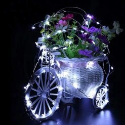 24 Pack Fairy Lights Battery Operated 6.6ft 20 Led Mini String Lights Silver Wire Starry Lights For DIY Wedding Party Festival Halloween Christmas (Cool White) -National Tree Company Sale Shop 51FORyHlrWL