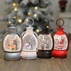 GENERIC Hangable Christmas Water Scene Light With Floating Glitter For Festive And Warmth Decorative Present Gift-2 -National Tree Company Sale Shop 51FzDNakaFL