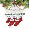 Personalized Christmas Ornaments Family Of 5 – Polyresin Red Stockings Family Ornament – Unique Family Christmas Ornaments 2022 – Gifts For Mom, Dad, Kids, Grandma, Grandpa – Durable Family Décor -National Tree Company Sale Shop 51HDes0G13L