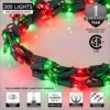 9' Red And Green Garland Lights On Green Wire – Garland Outdoor Lights Garland Christmas Outdoor Lights, Garland String Lights (9 Ft, 300 Lights, Red/Green Lights On Green Wire) -National Tree Company Sale Shop 51IQFN7jyHL