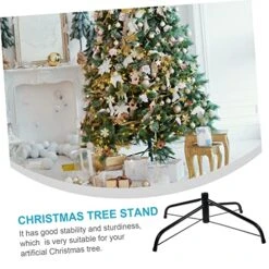 Abaodam 4 Pcs Christmas Tree Iron Tripod Universal Christmas Tree Stand Xmas Tree Rack Holiday Tree Green Accessories L Brackets Heavy Duty Artificial Christmas Tree Bracket Artificial -National Tree Company Sale Shop 51IfOxcZvNL