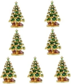 NOLITOY 4 Pcs Christmas Tree Jewelry Box Wedding Ring Holder Christmas Tree Ring Box Desktop Christmas Tree Plant Containers Pearl Trim Christmas Decor Xmas Tree Decor Home Storage Holder -National Tree Company Sale Shop 51Iq6n7aIQL. AC