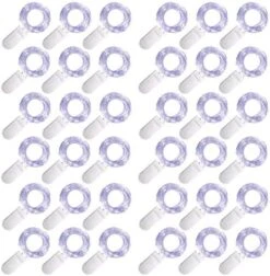 SmilingTown Starry Fairy String Lights 36 Pack 20 LED/Strand 7.2ft Firefly Copper Wire Lights Battery Powered Lights For Wedding Party Table Centerpiece Halloween Christmas Decorations (Warm White) -National Tree Company Sale Shop 51J3AkIMML. AC