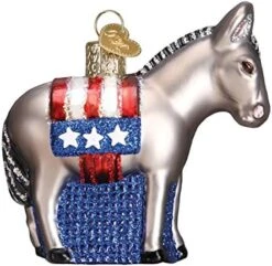Old World Christmas Political Gifts Glass Blown Ornaments For Christmas Tree Star-Spangled -National Tree Company Sale Shop 51JHYdN10aL. AC