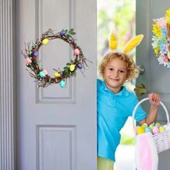 2 Pieces 6 Ft Artificial Easter Egg And Berry Garland Spring Vine Colored Easter Egg Garland For Artificial Easter Egg And Berry Garland With Leaves For Tree Fireplace Arch Home Table Decorations -National Tree Company Sale Shop 51JcDAyzK8L