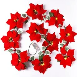 Artificial Christmas Garland With Lights - Battery Operated 6.56FT Prelit Garland With 20 LED Lights, Red Berries, Pine Cones, Pine Needles Decor For Xmas Tree Thanksgiving Home Fireplace Party 19 Artificial Christmas Garland With Lights - Battery Operated 6.56FT Prelit Garland With 20 LED Lights, Red Berries, Pine Cones, Pine Needles Decor For Xmas Tree Thanksgiving Home Fireplace Party -National Tree Company Sale Shop 51KFPEVTPBL. AC