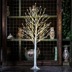 LAMPHOME Lighted Birch Tree, 7 Feet 304 LED Christmas Decorations Lighted Tree For Home, Party, Festival And Outdoor Use, UL Listed, Warm White -National Tree Company Sale Shop 51KY9fZr7uL. AC
