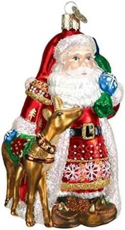 Old World Christmas Ornaments: Assortment Of Santas Glass Blown Ornaments For Christmas Tree, Nordic Santa 11 Old World Christmas Ornaments: Assortment Of Santas Glass Blown Ornaments For Christmas Tree, Nordic Santa -National Tree Company Sale Shop 51KgNL1LybL. AC