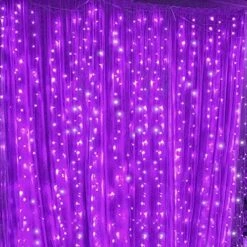 Twinkle Star 300 LED Window Curtain String Light Wedding Party Home Garden Bedroom Outdoor Indoor Wall Decorations, Warm White -National Tree Company Sale Shop 51KitTU 2cL. AC