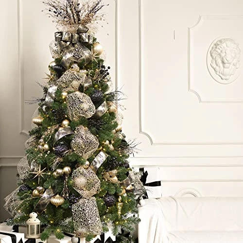 KI Store Glitter Curly Christmas Spray Set Of 12 Black Wispy Willow Christmas Picks For Halloween Christmas Tree Wreath Garland Bouquet Tree Topper Decoration 4 KI Store Glitter Curly Christmas Spray Set Of 12 Black Wispy Willow Christmas Picks For Halloween Christmas Tree Wreath Garland Bouquet Tree Topper Decoration - Image 2