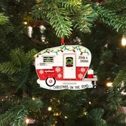UniqXmas Personalized RV Christmas Ornament 2023 - Free Customization | Pop Up Christmas Camper, Travel Trailer, Motorhome Winter Vacation For Xmas Tree | First-Time RVer Keepsake - Custom Name & Year -National Tree Company Sale Shop 51LHVpHI67L
