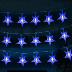 Twinkle Star 100 LED Star String Lights, Plug In Fairy String Lights Waterproof, Extendable For Indoor, Outdoor, Wedding Party, Christmas Tree, New Year, Garden Decoration, Warm White 21 Twinkle Star 100 LED Star String Lights, Plug In Fairy String Lights Waterproof, Extendable For Indoor, Outdoor, Wedding Party, Christmas Tree, New Year, Garden Decoration, Warm White -National Tree Company Sale Shop 51LKy6eHuRL. AC