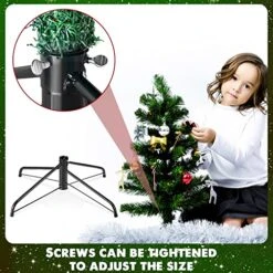 Roowest Christmas Tree Stand Artificial Christmas Tree Base Metal Xmas Tree Folding Replacement Holder Green Tree Base For Christmas Holiday Winter Tree Party Decorations (16 Inch) -National Tree Company Sale Shop 51MT6eU5c6L