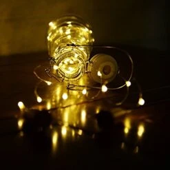 Decorman Wine Bottle Cork Lights, 20 Pack 20 LED Warm White Cork Shape Silver Copper Wire LED Starry Fairy Mini String Lights For DIY/Decor/Party/Wedding/Christmas/Halloween -National Tree Company Sale Shop 51MbLkgHjaL