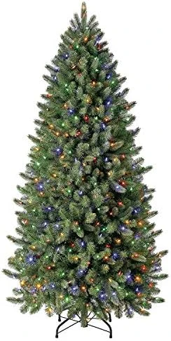 Evergreen Classics 6.5 Ft Pre-Lit Vermont Spruce Quick Set Artificial Christmas Tree, Remote-Controlled Color-Changing LED Lights 6 Evergreen Classics 6.5 Ft Pre-Lit Vermont Spruce Quick Set Artificial Christmas Tree, Remote-Controlled Color-Changing LED Lights - Image 4