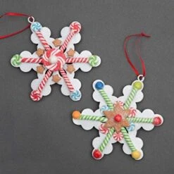 Shatchi Christmas Tree Hanging Decorations Elf Holding Gifts Candy Christmas Xmas Tree Wall Home Décor Ornaments 3pcs Set -National Tree Company Sale Shop 51NMi GpqdL. AC