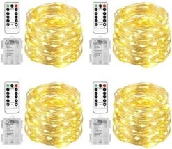 Homemory 4 Pack 20 Ft 60 LED Fairy Lights Battery Operated Christmas Lights With Remote Waterproof 8 Modes Firefly Twinkle String Lights For Party Bedroom Wedding Decorations 19 Homemory 4 Pack 20 Ft 60 LED Fairy Lights Battery Operated Christmas Lights With Remote Waterproof 8 Modes Firefly Twinkle String Lights For Party Bedroom Wedding Decorations -National Tree Company Sale Shop 51NTKuIfluL. AC
