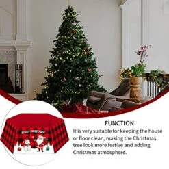 Christmas Tree Collar, Hexagon Xmas Tree Ring Buffalo Plaid Christmas Tree Skirt Durable Christmas Tree Fence Base Stand For Christmas Tree Holiday Home Decor -National Tree Company Sale Shop 51PYA7UTU0L