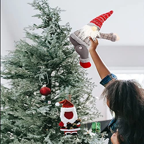 Kilrygh Gnome Tree Topper,Gnome Christmas Tree Topper,Gnome Christmas Decorations,Funny Christmas Tree Topper Gnome,Hand Made Christmas Decorations Holiday Home Decor,Also Be Used As Curtain Tie(Red) 7 Kilrygh Gnome Tree Topper,Gnome Christmas Tree Topper,Gnome Christmas Decorations,Funny Christmas Tree Topper Gnome,Hand Made Christmas Decorations Holiday Home Decor,Also Be Used As Curtain Tie(Red) - Image 5