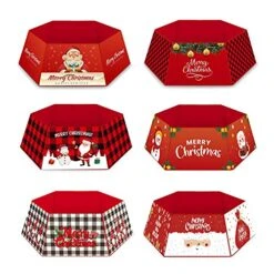ASSR Buffalo Plaid Christmas Tree Collar,32 Inch Christmas Tree Ring Christmas Tree Skirt,Christmas Tree Stand Cover For Christmas Tree Decor, 82cm, 210820YA04-2#EWD54 -National Tree Company Sale Shop 51Pm4SgOg3L
