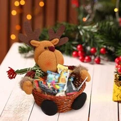 Keep Sunday Halloween Christmas Cute Candy Storage Basket Halloween Easter Decoration Cookie Cake Storage Decoration Holiday Table Desk Decor Gift (C, One Size) -National Tree Company Sale Shop 51Q9uO6oYRL