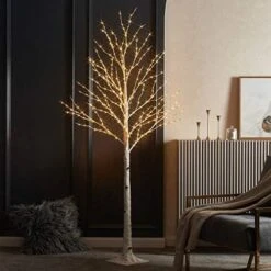 LITBLOOM Lighted Birch Twig Tree With Fairy Lights 4FT 200 LED Lights For Indoor Outdoor Home Thanksgiving Christmas Holiday Decoration -National Tree Company Sale Shop 51Qv H9FgPL. AC