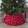 New Traditions - Christmas Tree Collar (Velvet Tree Collar - Red/Snowflake) -National Tree Company Sale Shop 51R6Bwm4IcL
