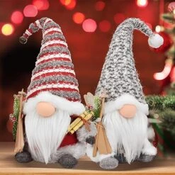 EKARSEN Handcraft Plush Gnome For Decoration, Cute Scandinavian Tomte Dwarf, Sweet Gift For Children, Friends And Christmas -National Tree Company Sale Shop 51RA2ob1nQL