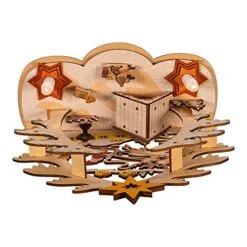 Kurt S. Adler Kurt Adler 10.82-Inch Battery-Operated LED Wood Village House, Multi -National Tree Company Sale Shop 51S4ofg0WDL