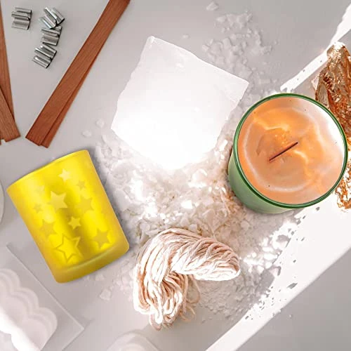 Rancco Tealight Candle Holders For Christmas, 3 Color Indoor Xmas Decor Tea Light Candle Jar For Centerpieces & Party Decoration, Votive Candle Holders W/Elk, Christmas Tree, Stars Designs,3.3x2.6in 5 Rancco Tealight Candle Holders For Christmas, 3 Color Indoor Xmas Decor Tea Light Candle Jar For Centerpieces & Party Decoration, Votive Candle Holders W/Elk, Christmas Tree, Stars Designs,3.3x2.6in - Image 3