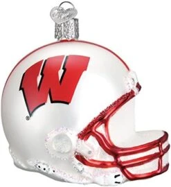 Old World Christmas University Of Wisconsin Badgers Glass Blown Ornaments For Christmas Tree Beanie -National Tree Company Sale Shop 51SM2vVr17L. AC