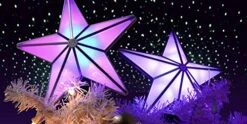 BlissLights Shining Star Christmas Tree Topper - Multicolored LED Lighted Show Decoration, Indoor Holiday Projector Lighting -National Tree Company Sale Shop 51SPUD30DyL