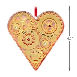 Hallmark Keepsake Christmas Ornament 2020 Our Love Just Works Gears Heart Metal -National Tree Company Sale Shop 51TVvXvTI0L