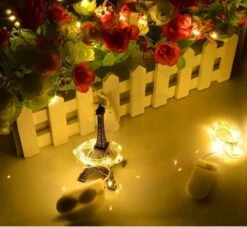 32 Pcs 10ft 30 LED Fairy Lights Battery Operated Waterproof Copper Wire Mini String Lights Firefly Starry Moon Lights For Jars DIY Gifts Wedding Party Bedroom Patio Decorations Christmas(Warm White) -National Tree Company Sale Shop 51TktnIPbyL