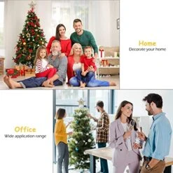 ABOOFAN Christmas Tree Topper Moon And Star Tree Topper Glitter Star Tree Topper Christmas Tree Decorations For Holiday Wedding Birthday Christmas Table Ornaments -National Tree Company Sale Shop 51U1woLwJAL