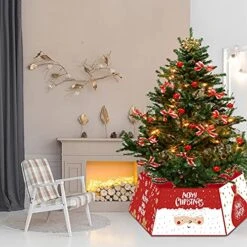 ASSR Buffalo Plaid Christmas Tree Collar,32 Inch Christmas Tree Ring Christmas Tree Skirt,Christmas Tree Stand Cover For Christmas Tree Decor, 82cm, 210820YA04-2#EWD54 -National Tree Company Sale Shop 51U8tVTYWHL