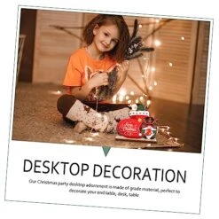 Abaodam 4 Pcs Christmas Wooden Ornaments Wooden Dolls Wood Dining Table Black Dining Room Table Xmas Table Decorations Xmas Tabletop Decoration Xmas Gnome Statue Xmas Gnome Decor Cute Baby -National Tree Company Sale Shop 51UxktEMuBL