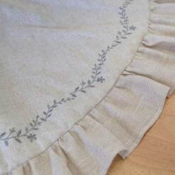 Homey Cozy 56 Inch Large Christmas Tree Skirt, Gray Flange -National Tree Company Sale Shop 51VGSPc5n2L