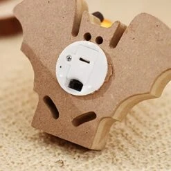 Halloween Decorations Lighting Wood Decorations Desktop Holiday Decorations Christmas Items (B, One Size)