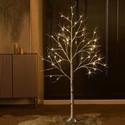 Fudios Lighted Birch Trees 6FT 96LED, Pre Lit White Tree Lights Plug In For Home Christmas Wedding Party Decoration Inside Outside Use 2sets -National Tree Company Sale Shop 51WW8OniPiL. AC
