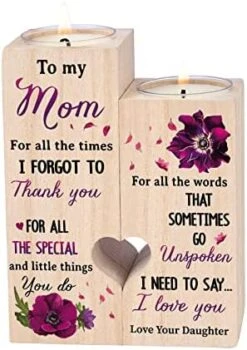 Double Sided Printing, Granddaughter Gifts Candle Holders, Granddaughter Gifts From Grandma, Birthday Christmas Graduation Gifts For Granddaughter -National Tree Company Sale Shop 51WbPCKUqL. AC